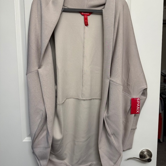 NWT SPANX Light Gray Cocoon Cardigan - Picture 2 of 5